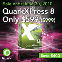 Скидка 40% на QuarkXPress