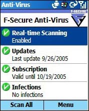 F-Secure Mobile Anti-Virus for Smartphone 